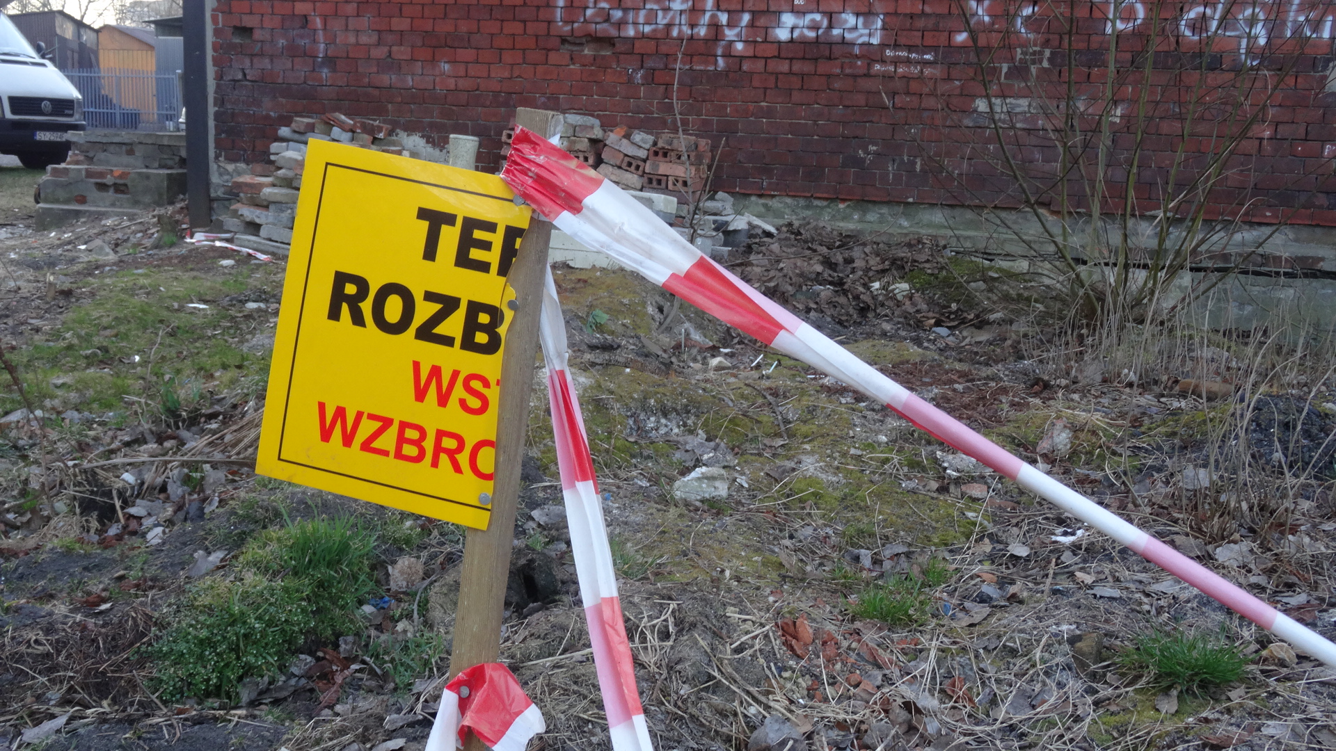 Teren Rozbiórki Wstęp Wzbroniony