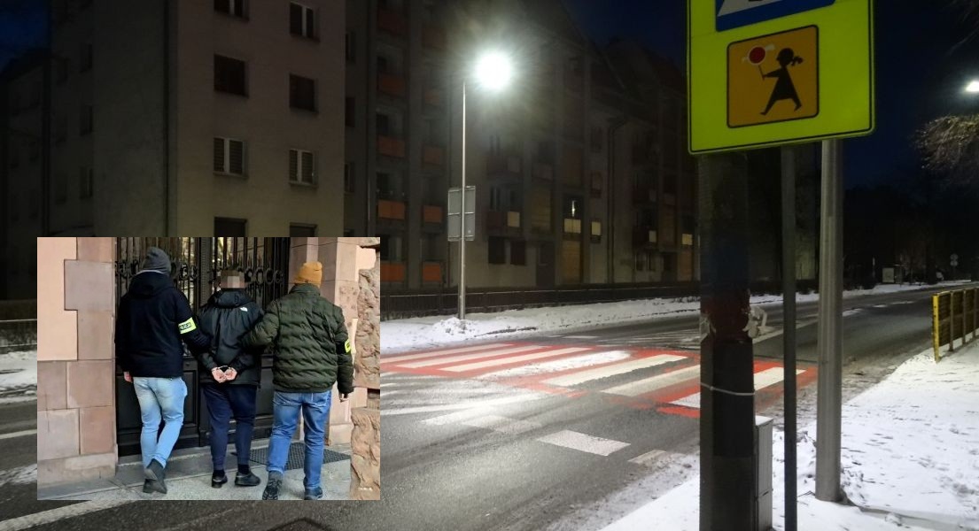 Przejście dla pieszych w Karbiu